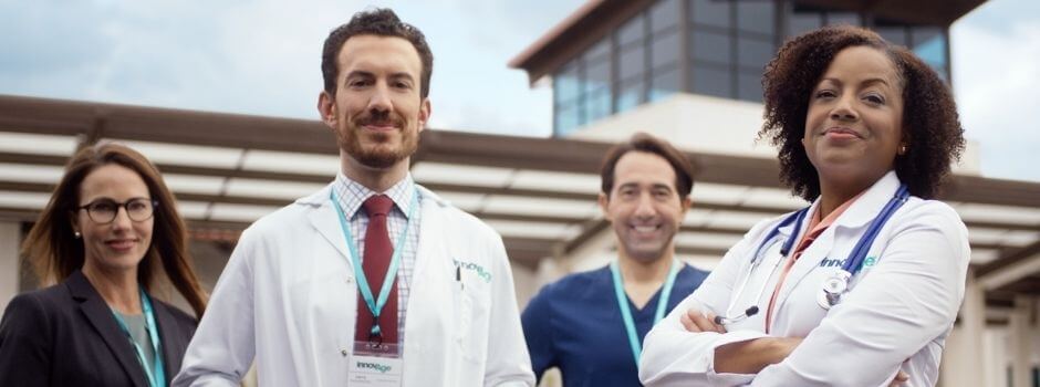 InnovAge Healthcare Heroes Standing And Smiling