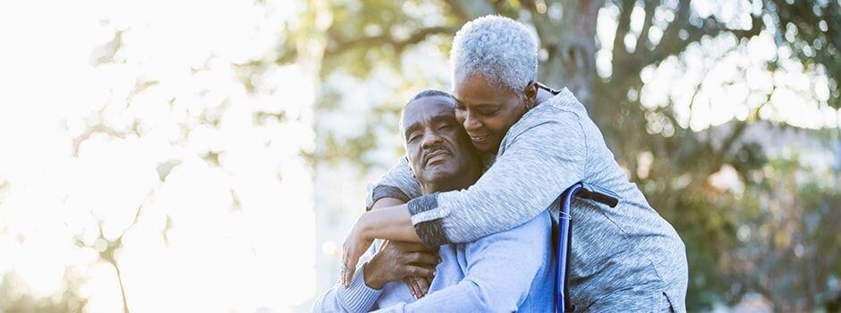 Older Couple Recovery After Stroke