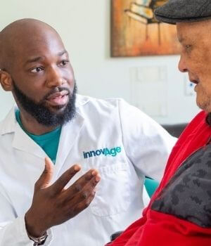 Black provider talks to InnovAge PACE participant