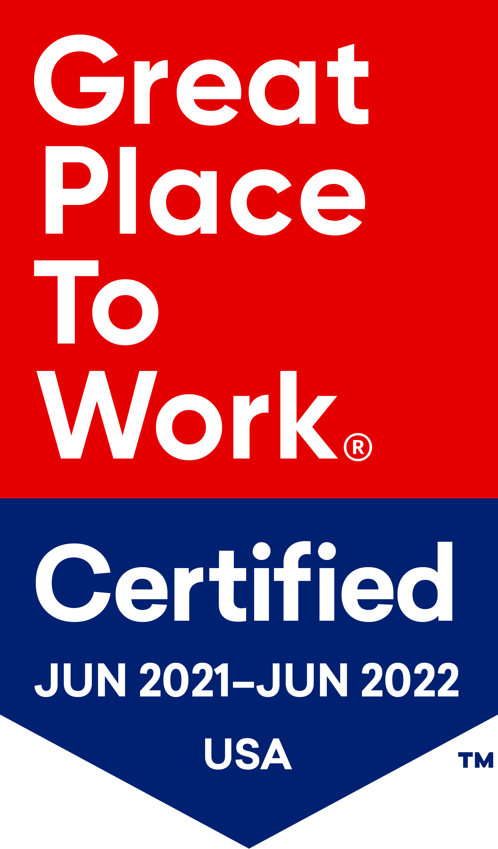 Great Place To Work Certified June 2018 June 2019 USA