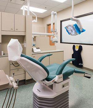 Dental chair at InnovAge center